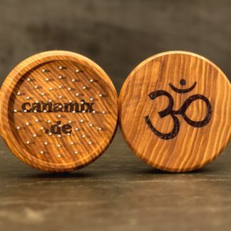Mühle "Maxi" mit Edelstahlpins und Brandstempel "OM"